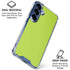 Color Pop Laser Lime Galaxy S25 FE Clear Case