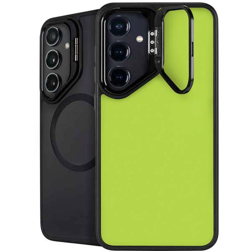 Color Pop Laser Lime Galaxy S25 Kickstand Case
