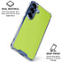 Color Pop Laser Lime Galaxy S25 Plus Clear Case