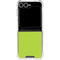 Color Pop Laser Lime Galaxy Z Flip6 Clear Case