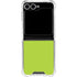 Color Pop Laser Lime Galaxy Z Flip6 Clear Case