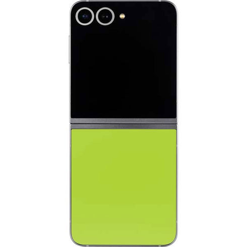 Color Pop Laser Lime Galaxy Z Flip6 Skin
