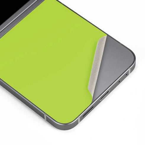 Color Pop Laser Lime Galaxy Z Flip6 Skin