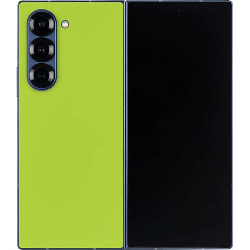 Color Pop Laser Lime Galaxy Z Fold6 Skin