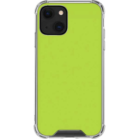 Color Pop Laser Lime iPhone 12 Clear Case
