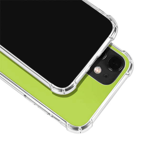 Color Pop Laser Lime iPhone 12 Clear Case