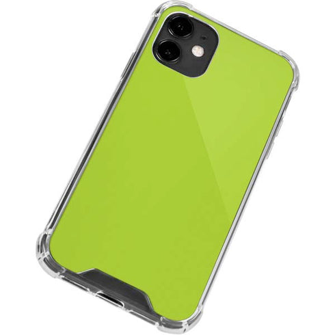 Color Pop Laser Lime iPhone 12 Clear Case