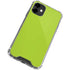 Color Pop Laser Lime iPhone 12 Clear Case