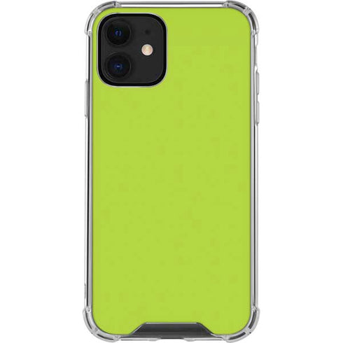Color Pop Laser Lime iPhone 12 Mini Clear Case