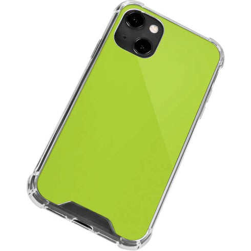 Color Pop Laser Lime iPhone 13 Clear Case