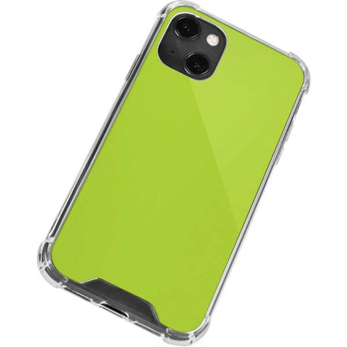 Color Pop Laser Lime iPhone 13 Mini Clear Case