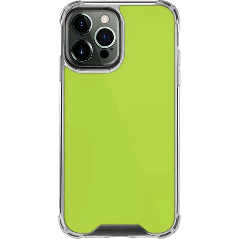 Color Pop Laser Lime iPhone 13 Pro Max Clear Case