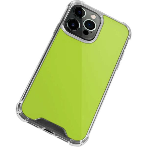 Color Pop Laser Lime iPhone 13 Pro Max Clear Case
