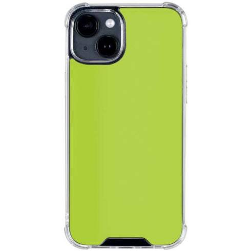 Color Pop Laser Lime iPhone 14 Plus Clear Case