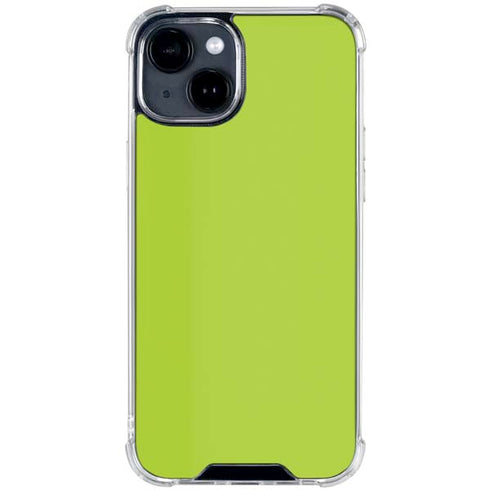 Color Pop Laser Lime iPhone 15 Clear Case