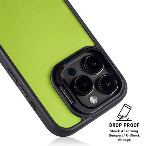 Color Pop Laser Lime iPhone 15 Pro Max Kickstand Case