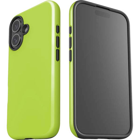 Color Pop Laser Lime iPhone 16 Plus Impact Case
