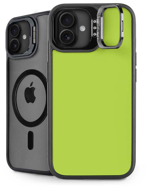 Color Pop Laser Lime iPhone 16 Plus Kickstand Case