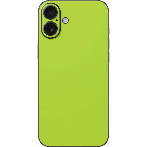 Color Pop Laser Lime iPhone 16 Plus Skin
