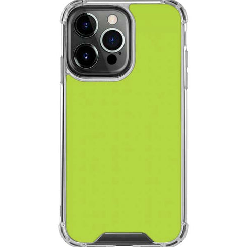 Color Pop Laser Lime iPhone 16 Pro Max Clear Case