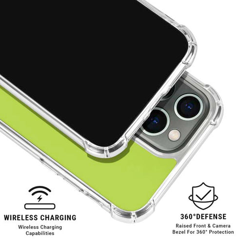 Color Pop Laser Lime iPhone 16 Pro Max Clear Case