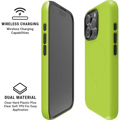 Color Pop Laser Lime iPhone 16 Pro Max Magsafe Impact Case