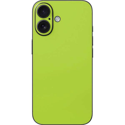 Color Pop Laser Lime iPhone 16 Skin