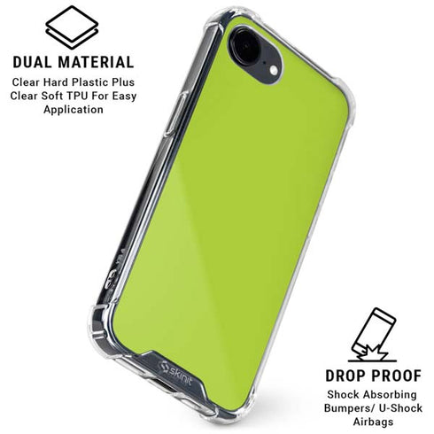 Color Pop Laser Lime iPhone 16e Clear Case
