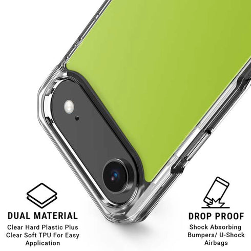 Color Pop Laser Lime iPhone 17 Air Clear Case