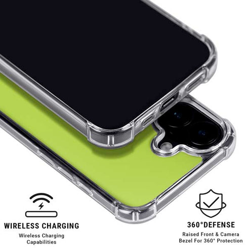 Color Pop Laser Lime iPhone 17 Clear Case