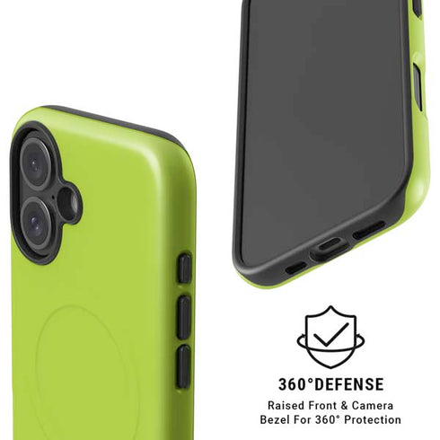 Color Pop Laser Lime iPhone 17 Magsafe Impact Case