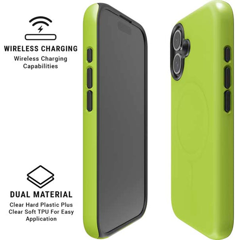 Color Pop Laser Lime iPhone 17 Magsafe Impact Case