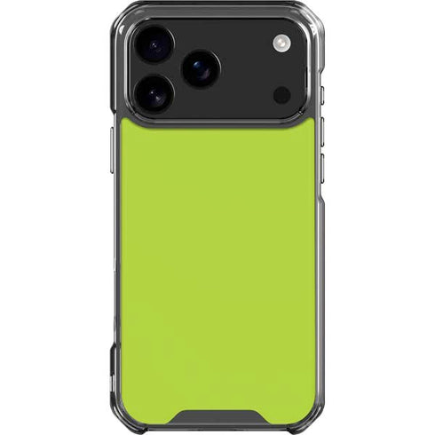 Color Pop Laser Lime iPhone 17 Pro Max Clear Case