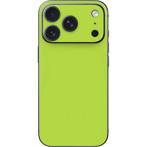 Color Pop Laser Lime iPhone 17 Pro Skin
