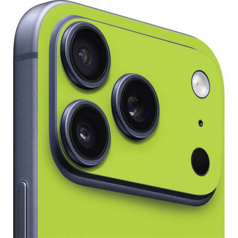 Color Pop Laser Lime iPhone 17 Pro Skin