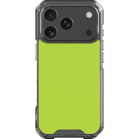 Color Pop Laser Lime iPhone 18 Pro Clear Case