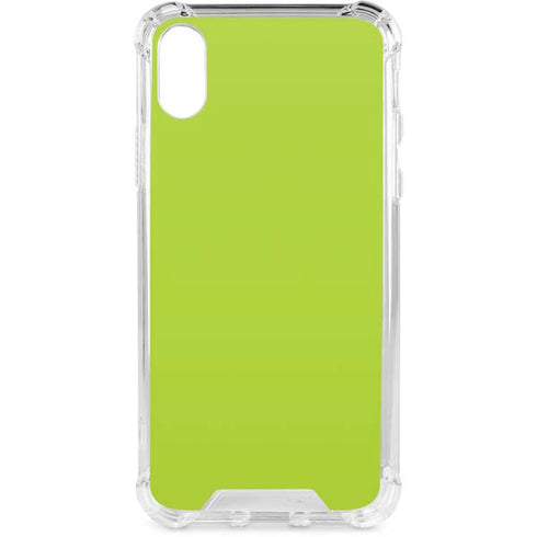Color Pop Laser Lime iPhone X/XS Clear Case
