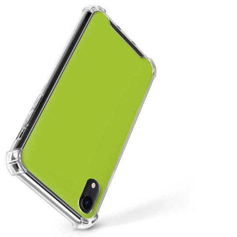 Color Pop Laser Lime iPhone XR Clear Case