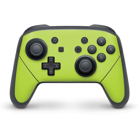 Color Pop Laser Lime Nintendo Switch Pro Controller Skin