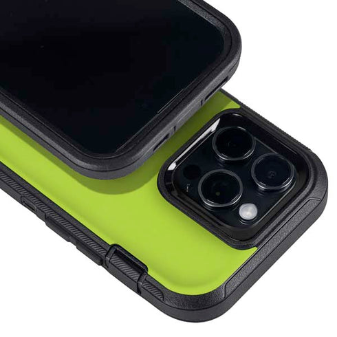 Color Pop Laser Lime Otterbox Defender iPhone Skin