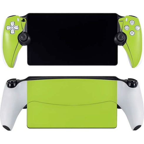 Color Pop Laser Lime PlayStation Portal Remote Player Skin