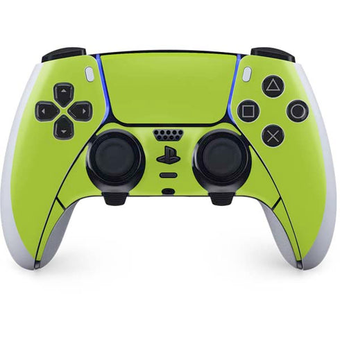 Color Pop Laser Lime PS5 DualSense Edge Pro Controller Skin