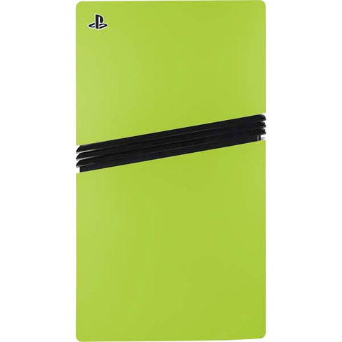 Color Pop Laser Lime PS5 Pro Disk Bundle Skin