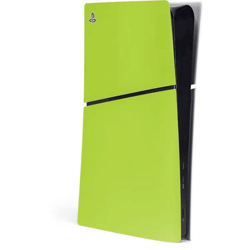 Color Pop Laser Lime PS5 Slim Digital Edition Console Skin