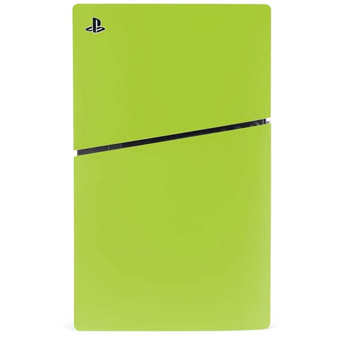 Color Pop Laser Lime PS5 Slim Disk Bundle Skin