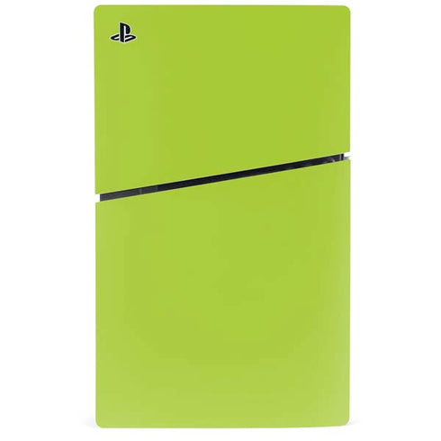 Color Pop Laser Lime PS5 Slim Disk Console Skin