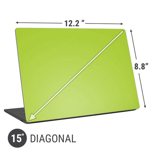 Color Pop Laser Lime Universal Laptop 15in (12.2 x 8.8in) Skin