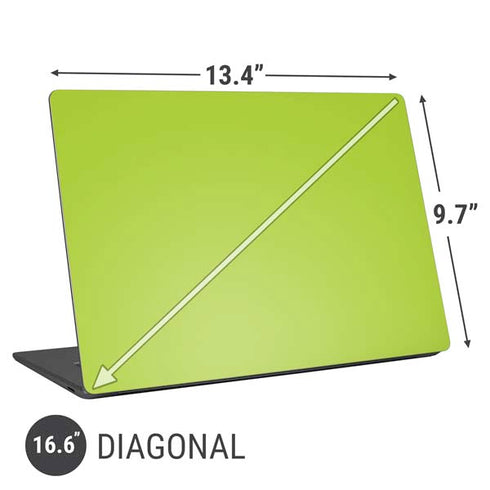 Color Pop Laser Lime Universal Laptop 16.6in (13.4 x 9.7in) Skin