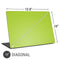 Color Pop Laser Lime Universal Laptop 17in (13.8 x 10in) Skin