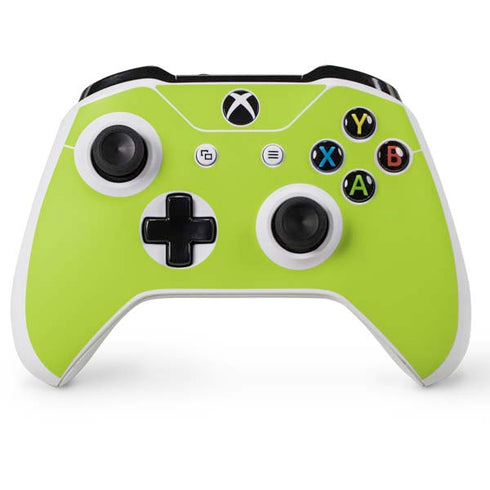 Color Pop Laser Lime Xbox One S Console and Controller Bundle Skin